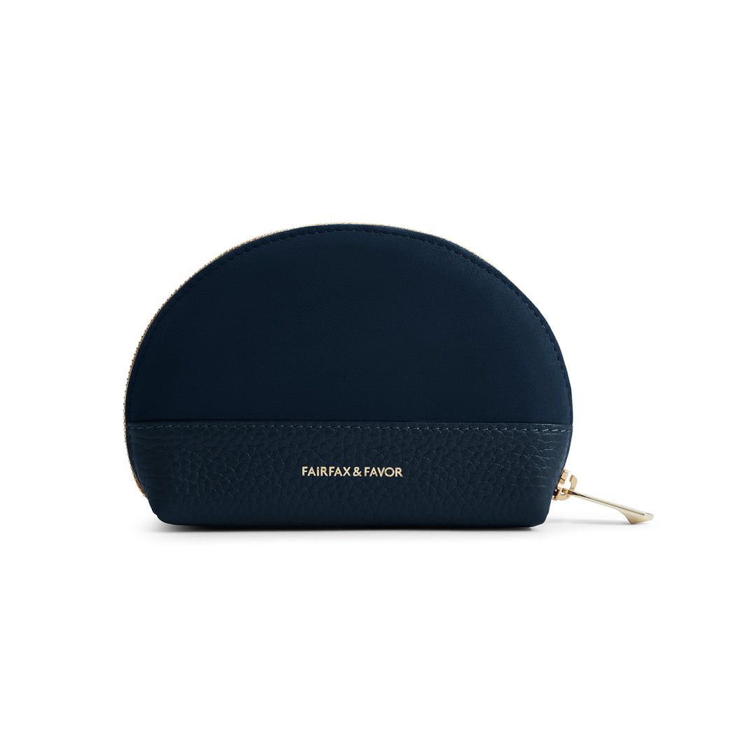 Fairfax & Favor Chiltern Coin Purse - Teal Suede
