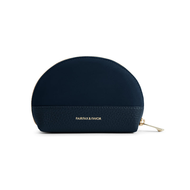Fairfax & Favor Chiltern Coin Purse - Teal Suede