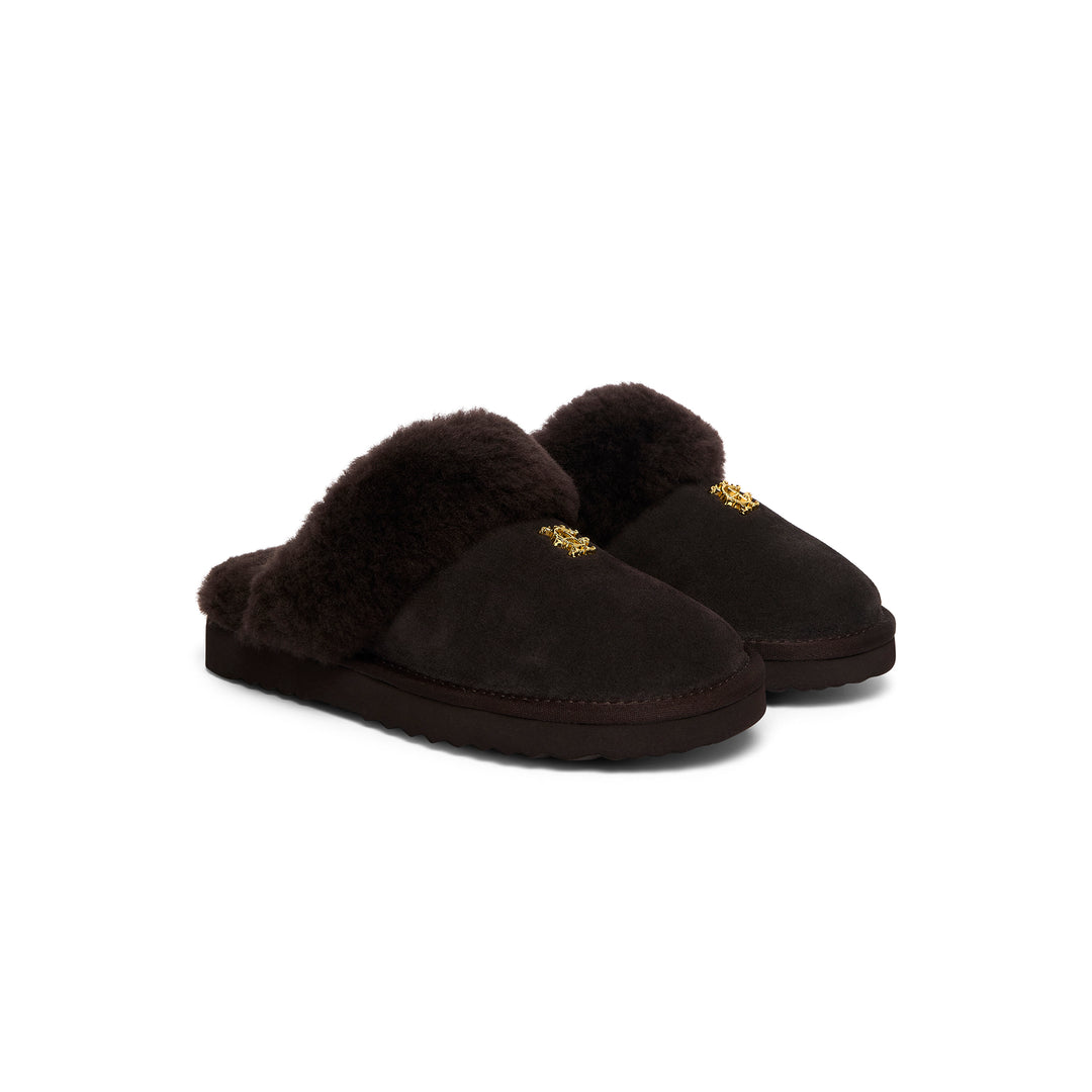 Holland Cooper Ladies Classic Shearling Slipper