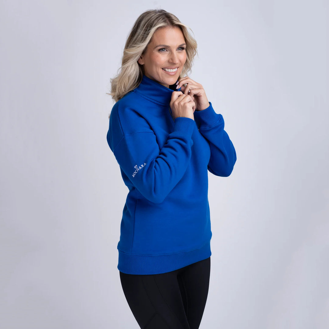 Mochara Ladies Half Zip Sweatshirt