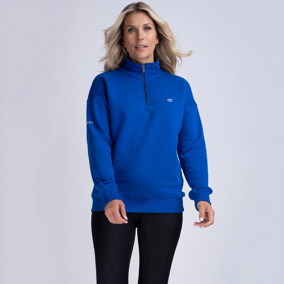 Mochara Ladies Half Zip Sweatshirt