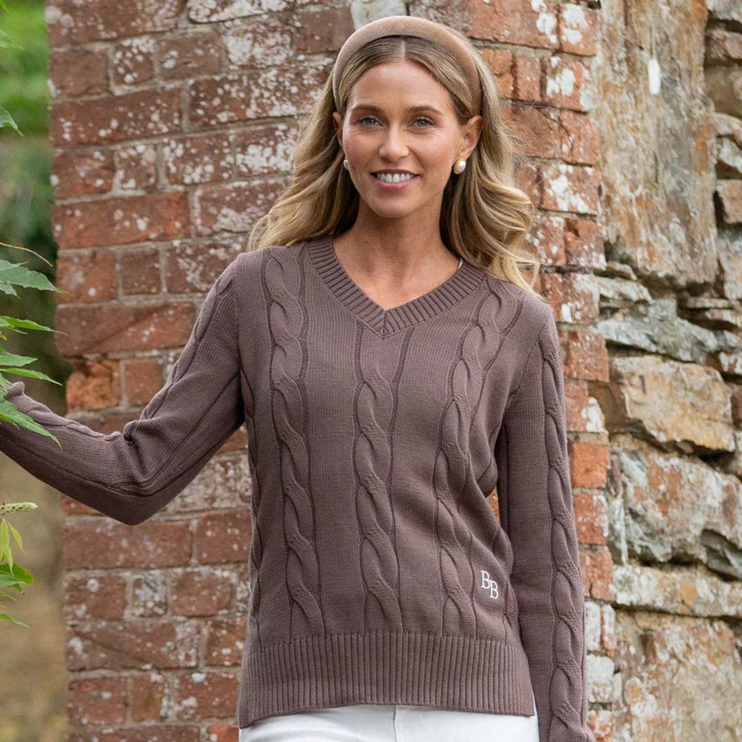 Beaumont & Bear Ladies Collaton Cable Knitted Jumper