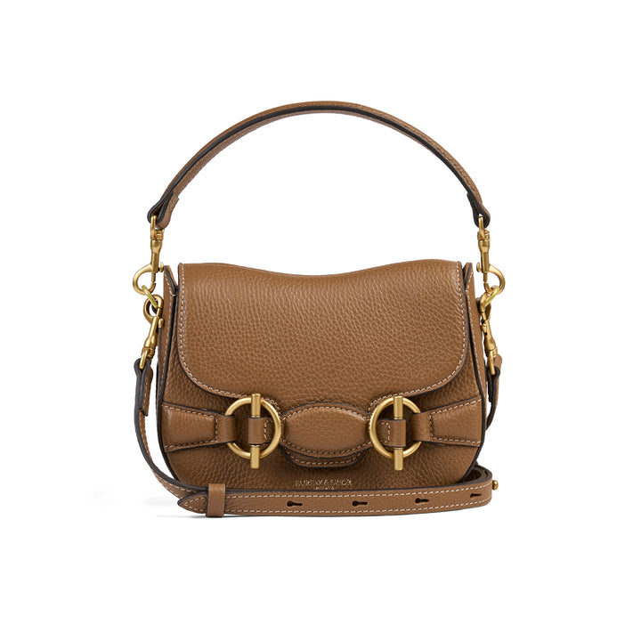 Fairfax & Favor Connie Top Handle Handbag - Tan Leather