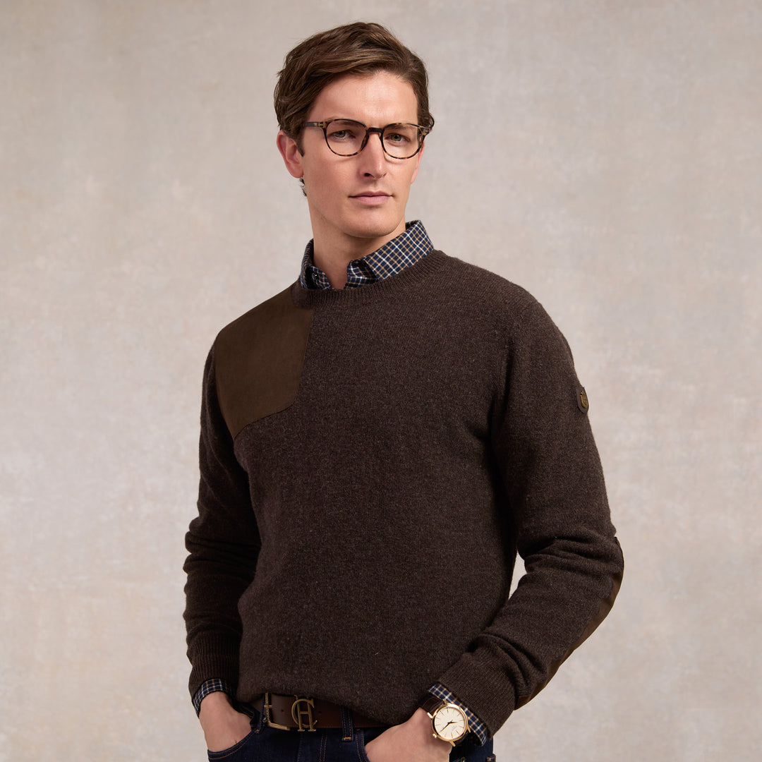 Holland Cooper Mens Country Crew Neck Knit