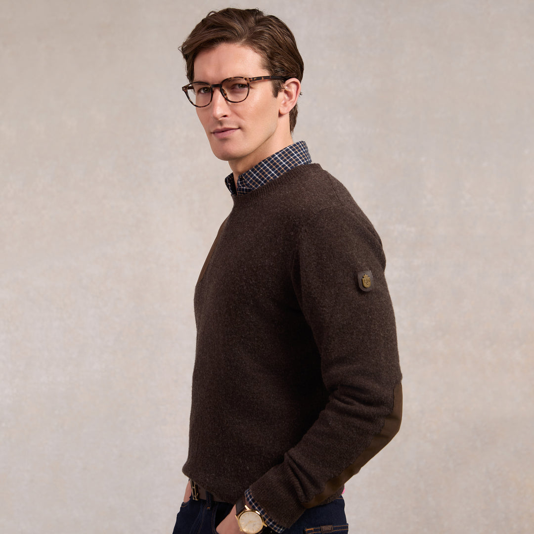 Holland Cooper Mens Country Crew Neck Knit