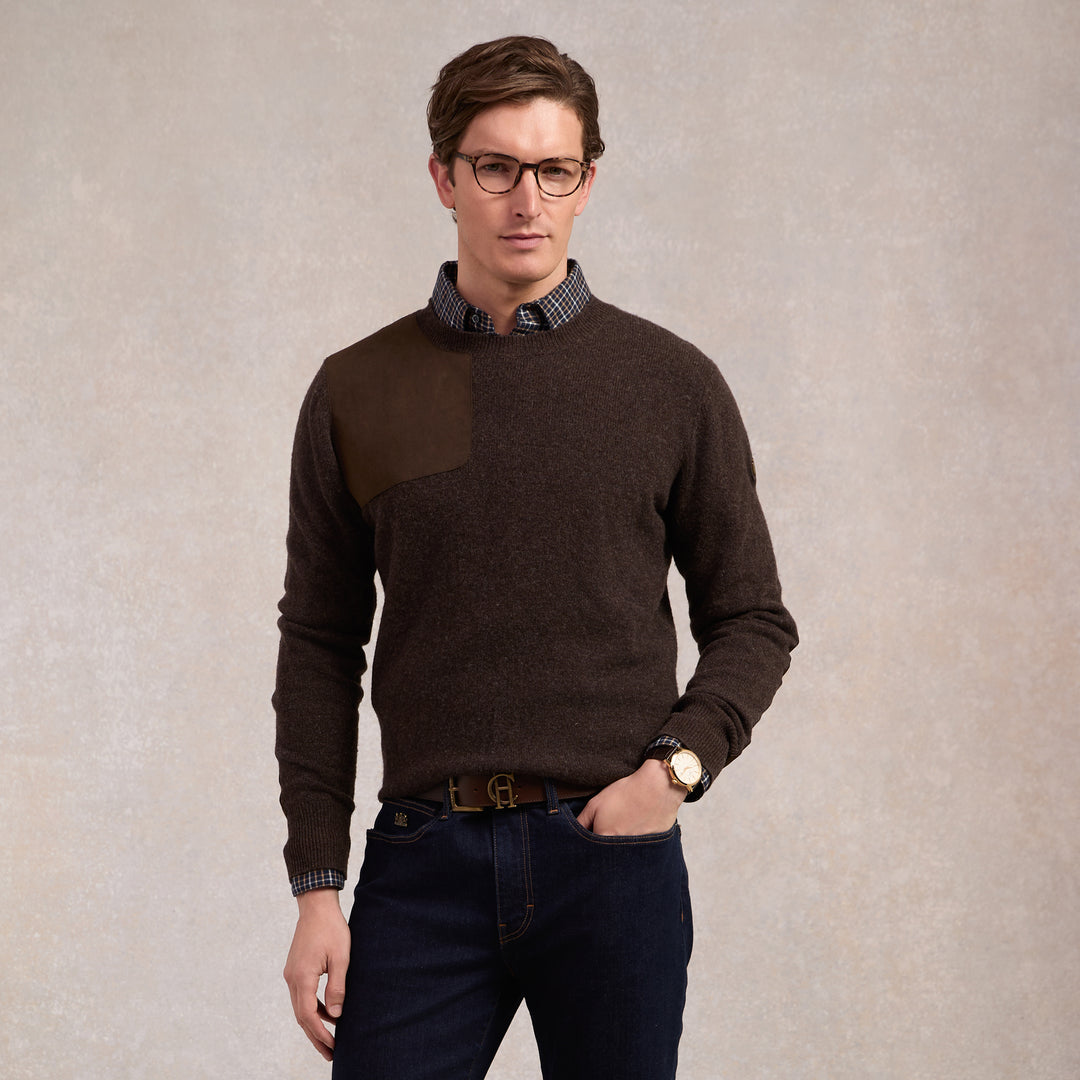 Holland Cooper Mens Country Crew Neck Knit