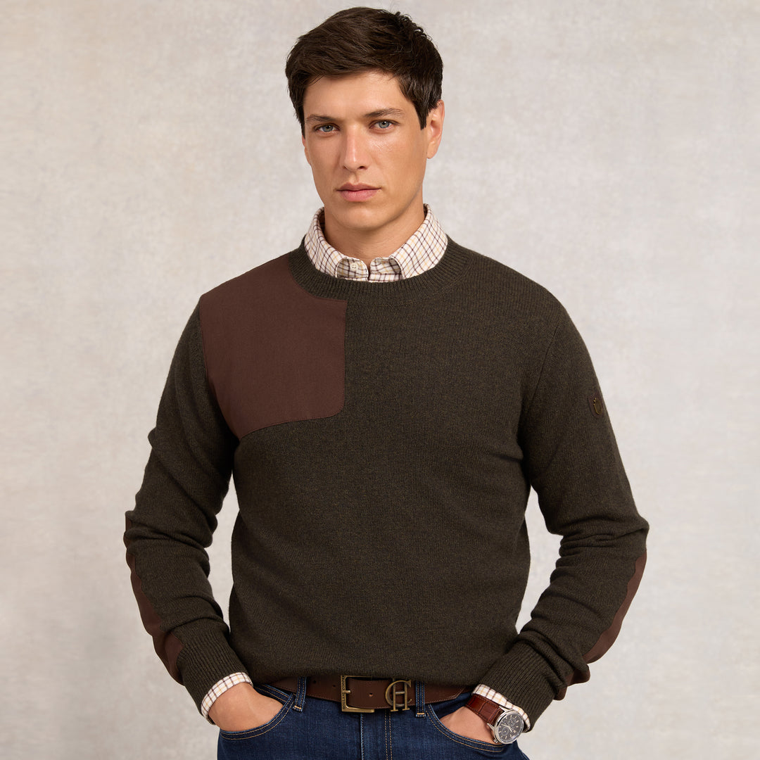 Holland Cooper Mens Country Crew Neck Knit