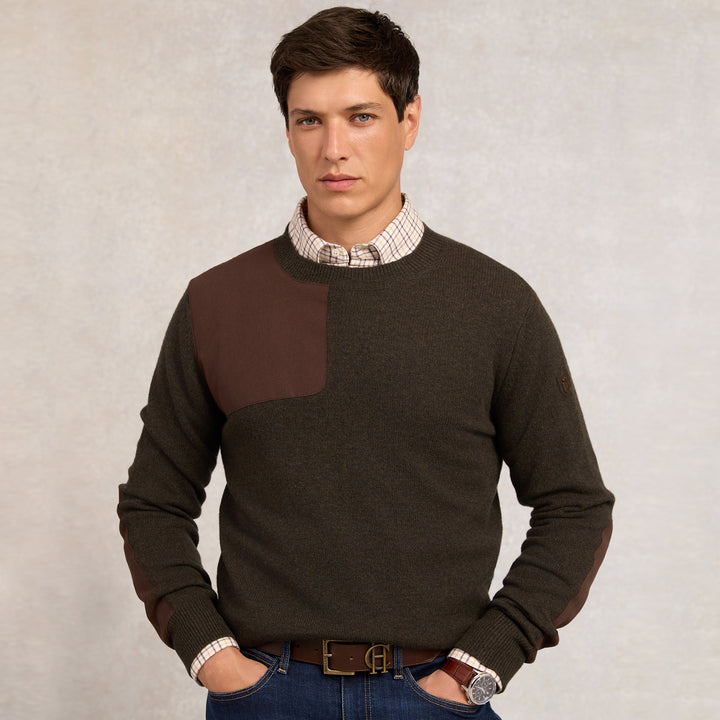 Holland Cooper Mens Country Crew Neck Knit
