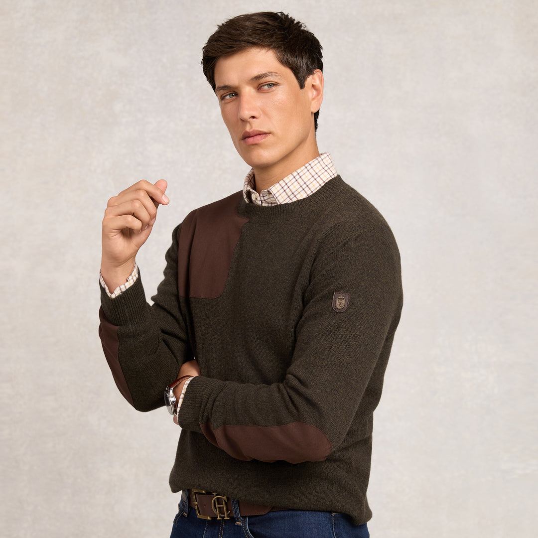 Holland Cooper Mens Country Crew Neck Knit