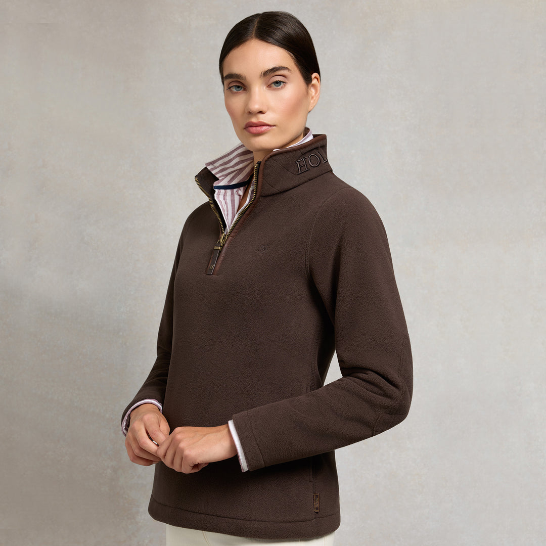 Holland Cooper Ladies Country Fleece Quarter Zip