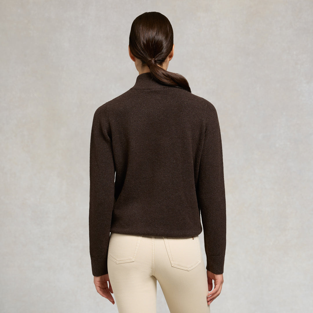 Holland Cooper Ladies Country Quarter Zip Knit
