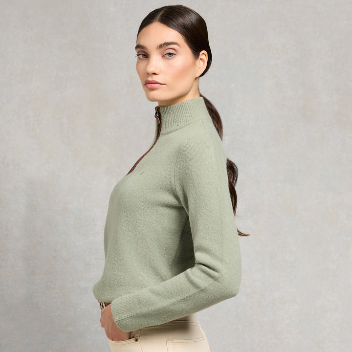Holland Cooper Ladies Country Quarter Zip Knit