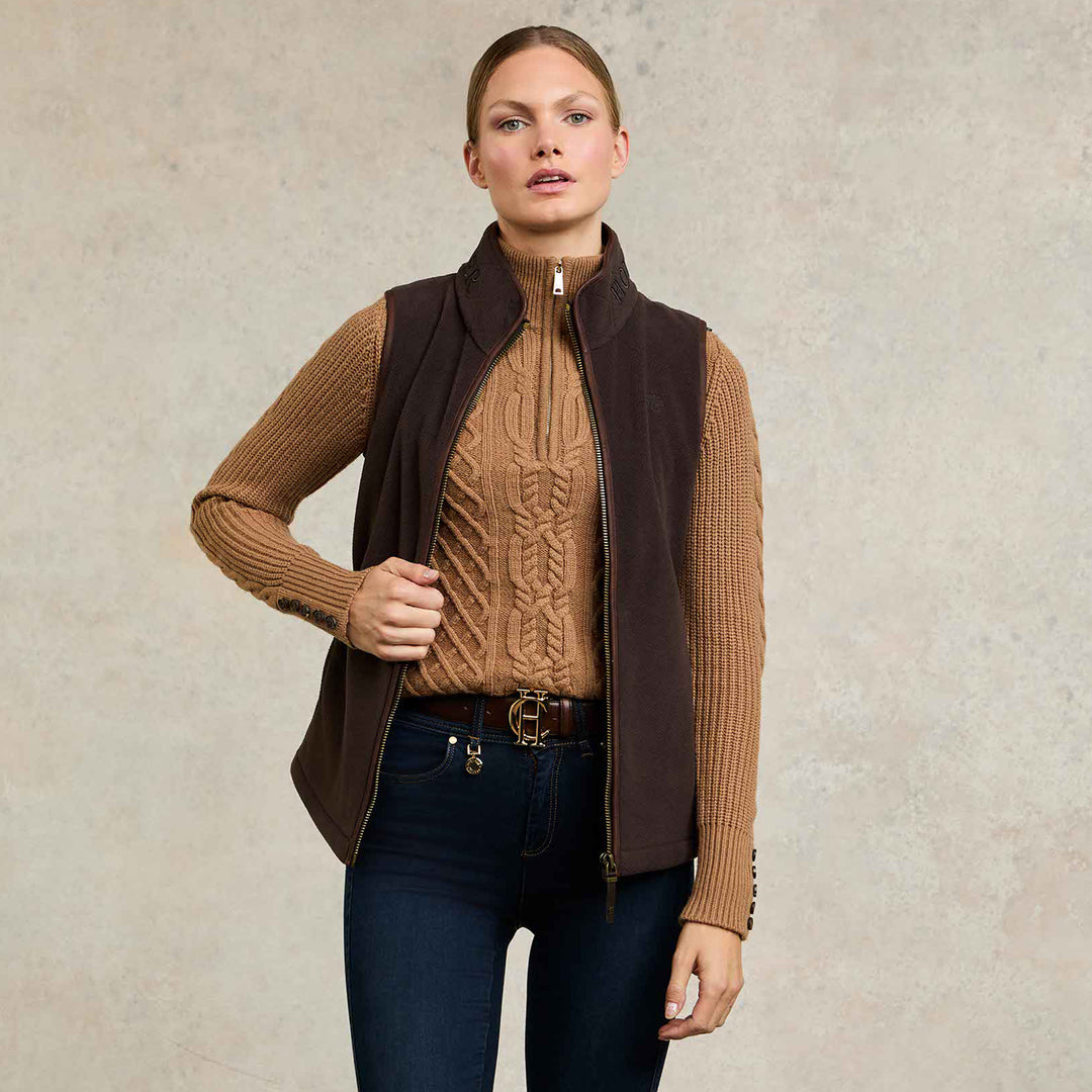 Holland Cooper Ladies Country Fleece Gilet