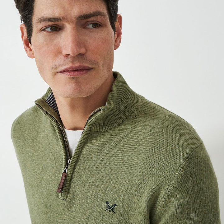 Crew Mens Classic Half Zip Knit