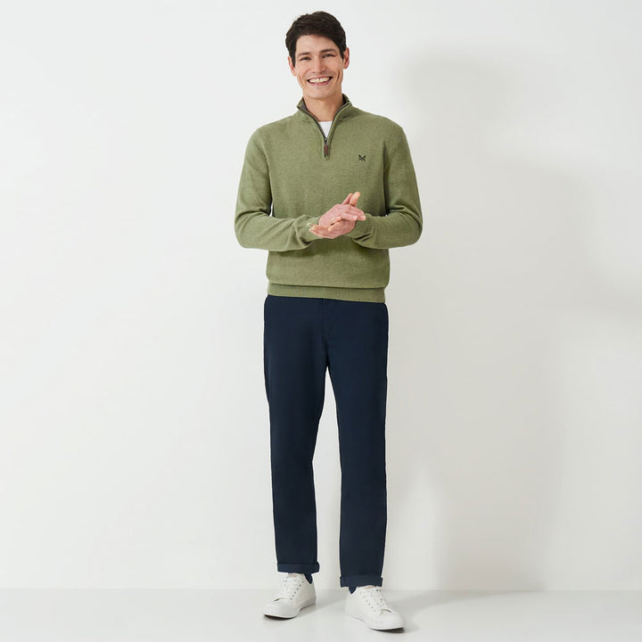 Crew Mens Classic Half Zip Knit