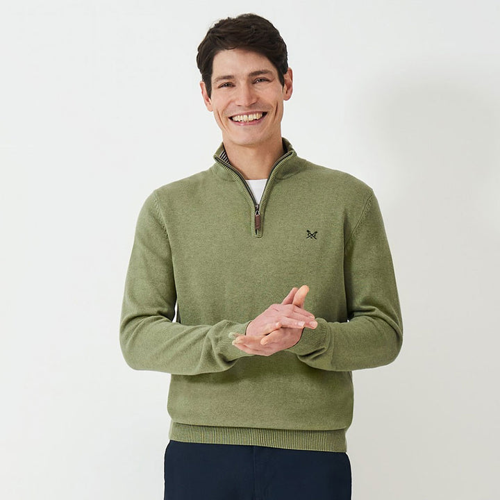 Crew Mens Classic Half Zip Knit