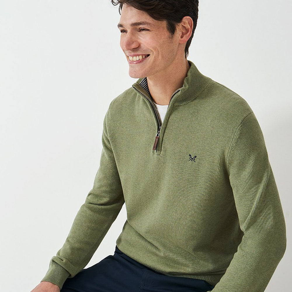 Crew Mens Classic Half Zip Knit