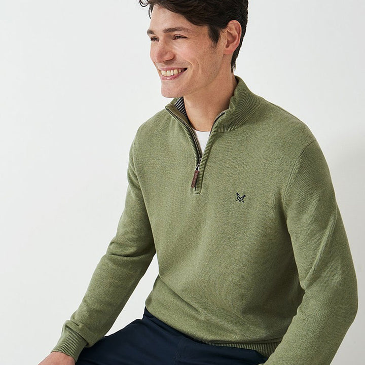 Crew Mens Classic Half Zip Knit