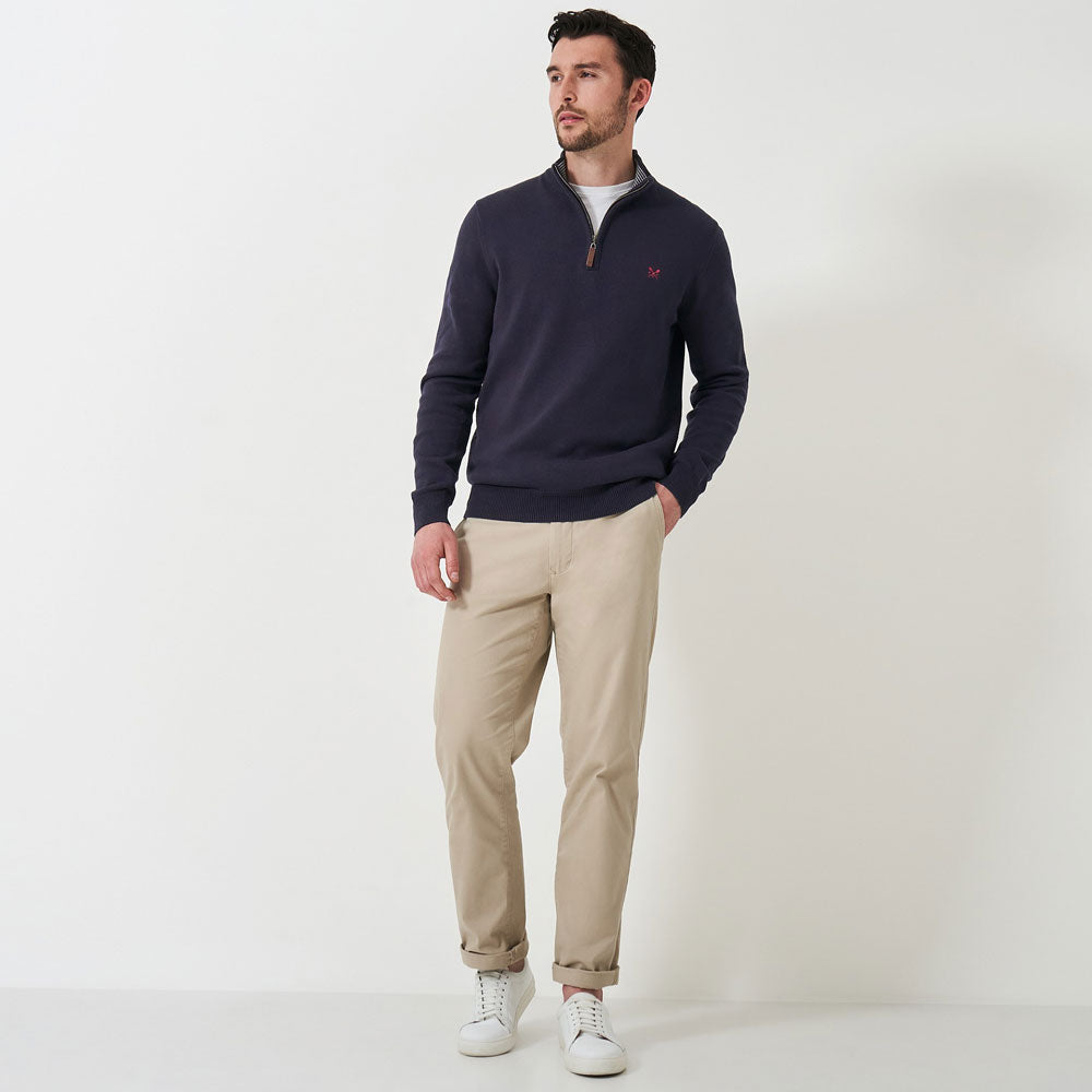 Crew Mens Classic Half Zip Knit