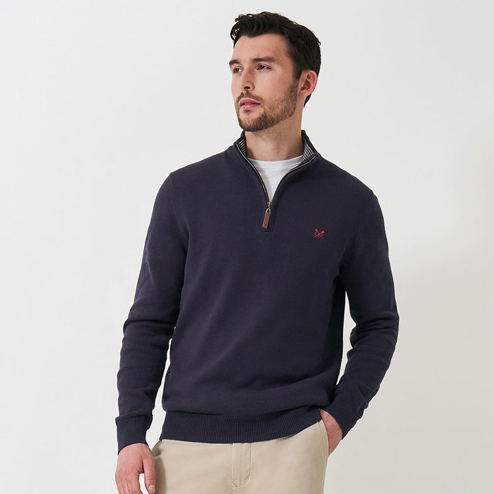 Crew Mens Classic Half Zip Knit