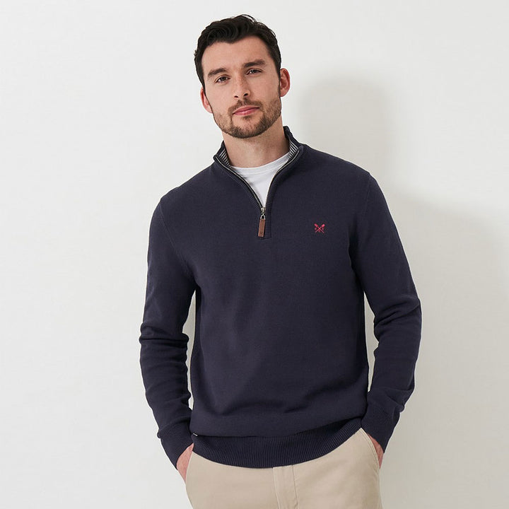 Crew Mens Classic Half Zip Knit