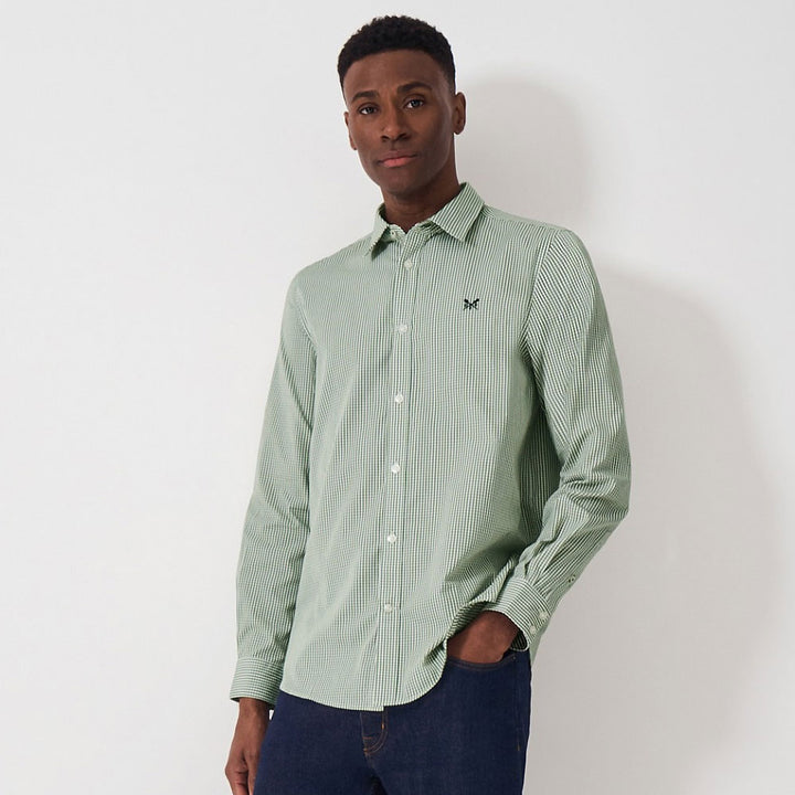 Crew Mens Classic Micro Gingham Shirt