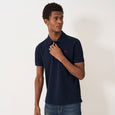 The Crew Mens Classic Pique Polo in Grey#Grey