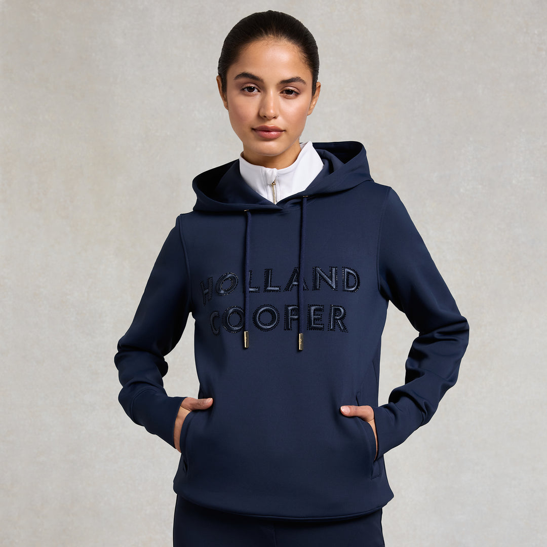 Holland Cooper Ladies Crystal Hoodie