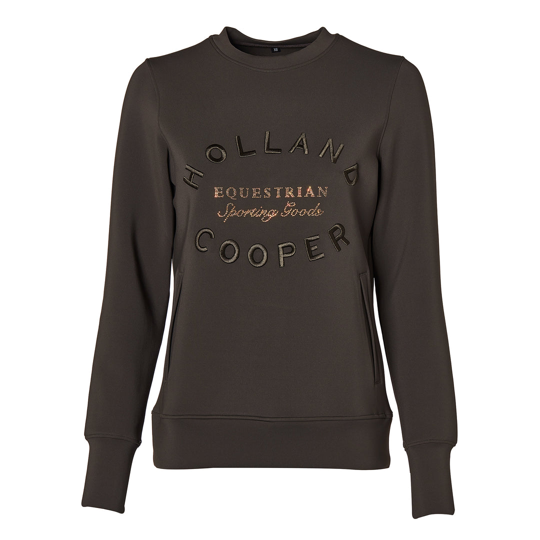 Holland Cooper Ladies Crystal Crew Neck Sweat
