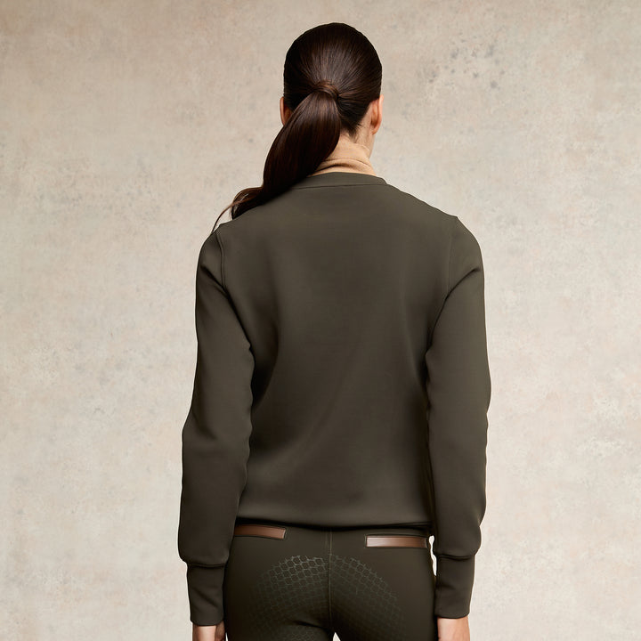 Holland Cooper Ladies Crystal Crew Neck Sweat