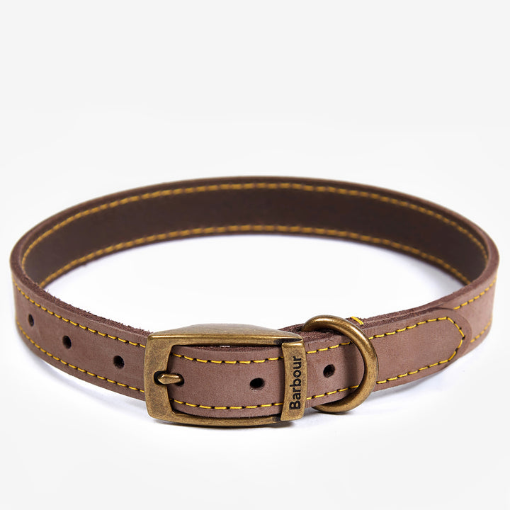 Barbour Leather Dog Collar