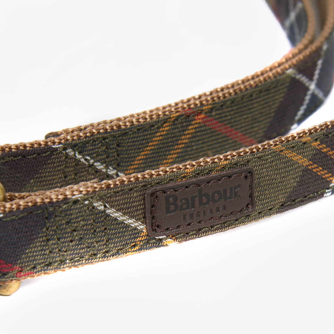 Barbour Classic Tartan Webbing Dog Lead