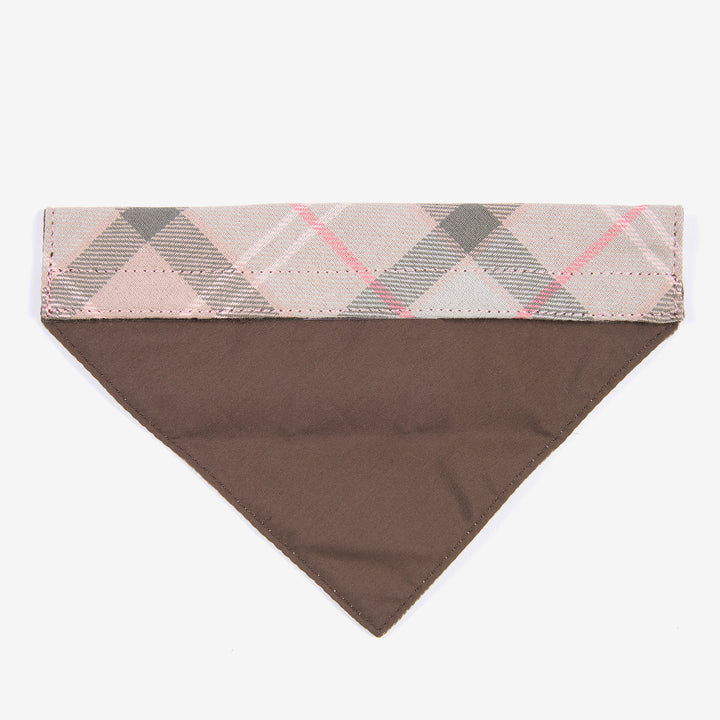 Barbour Tartan Bandana for Dogs#Pink
