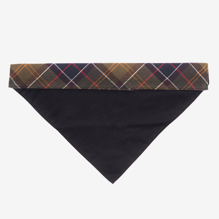 Barbour Tartan Bandana for Dogs#Green Check