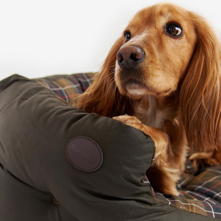 Barbour Wax/Cotton Tartan Dog Bed