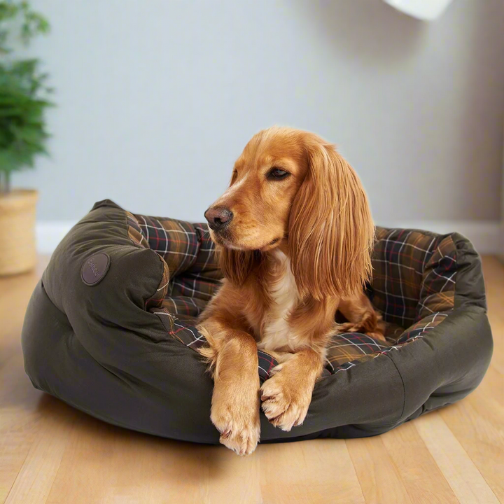 Barbour Wax/Cotton Tartan Dog Bed