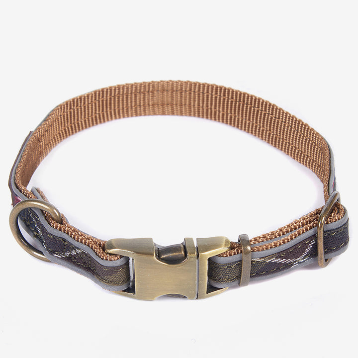 Barbour Reflective Tartan Dog Collar