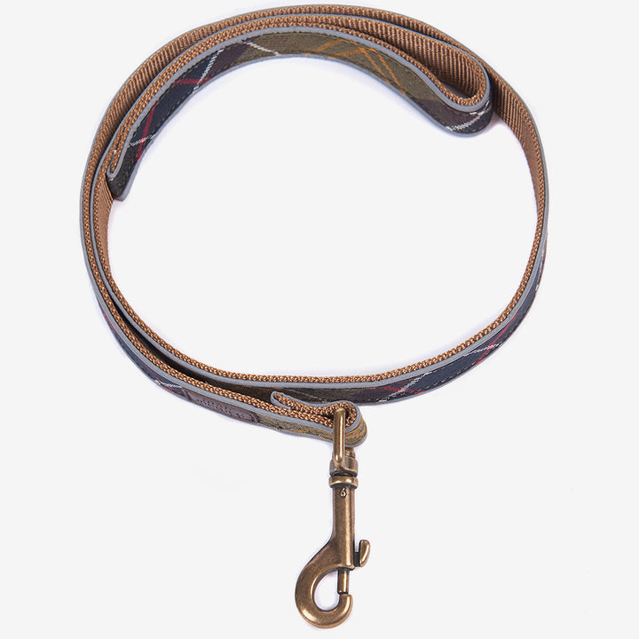 Barbour Reflective Tartan Dog Lead