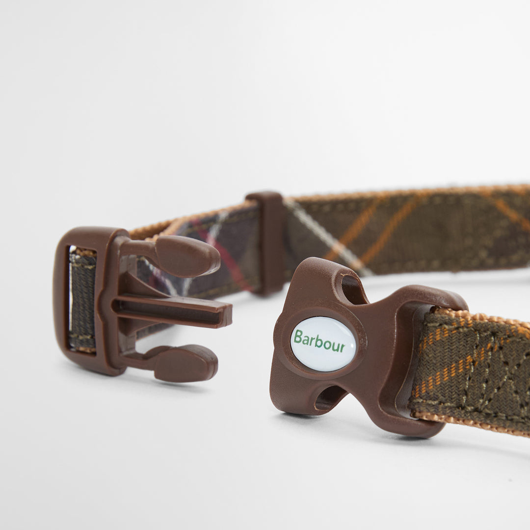 Barbour Tartan & Webbing Dog Collar