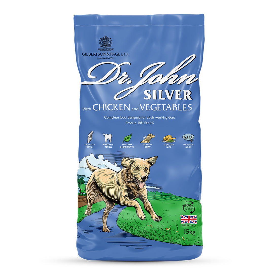 Dr John Silver Adult Dog Food with Chicken & Vegetables