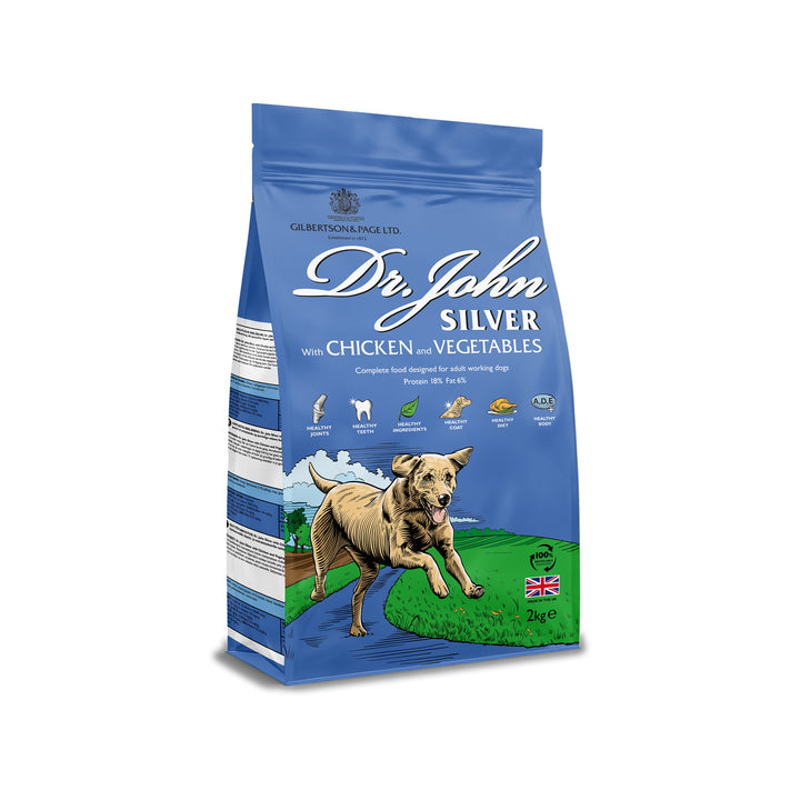 Dr John Silver Adult Dog Food with Chicken & Vegetables
