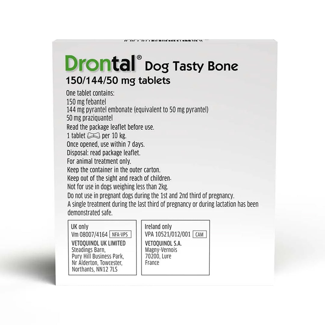 Drontal Dog Tasty Bone Wormer