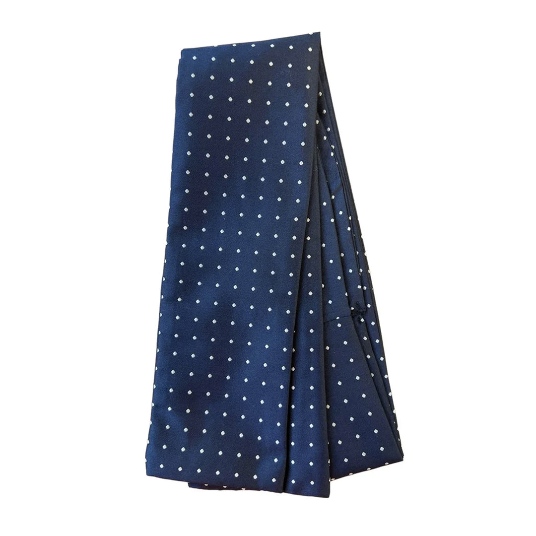 Equetech Riding Stock Pin Spot - Navy/White