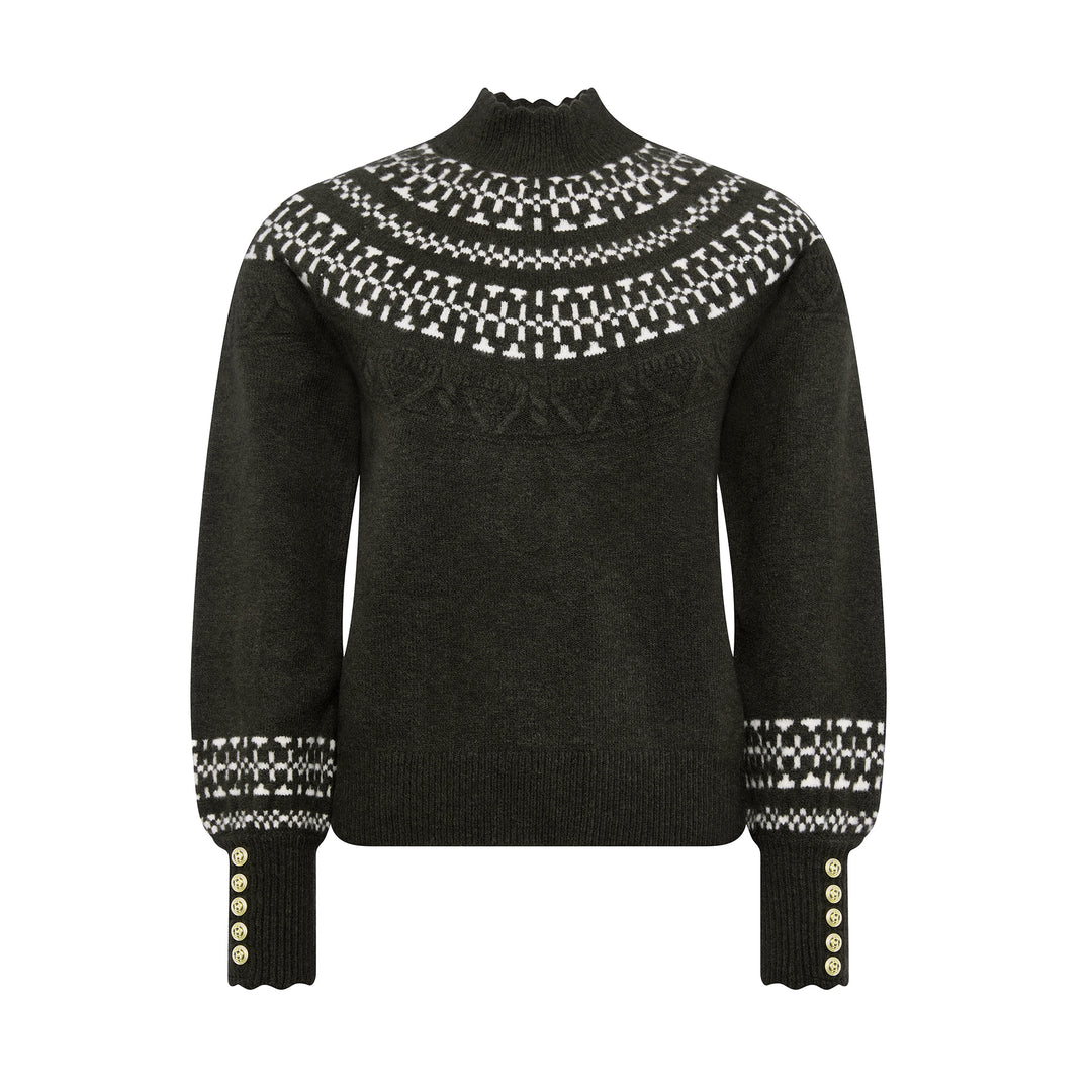 Holland Cooper Ladies Elodie Roll Neck Knit