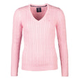 Rydale Ladies Emma V Neck Cable Knit Jumper