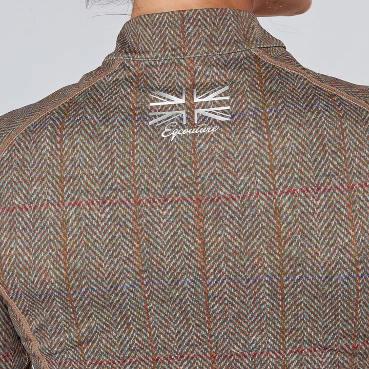 Eqcouture Ladies Tweed Long Sleeve Base Layer