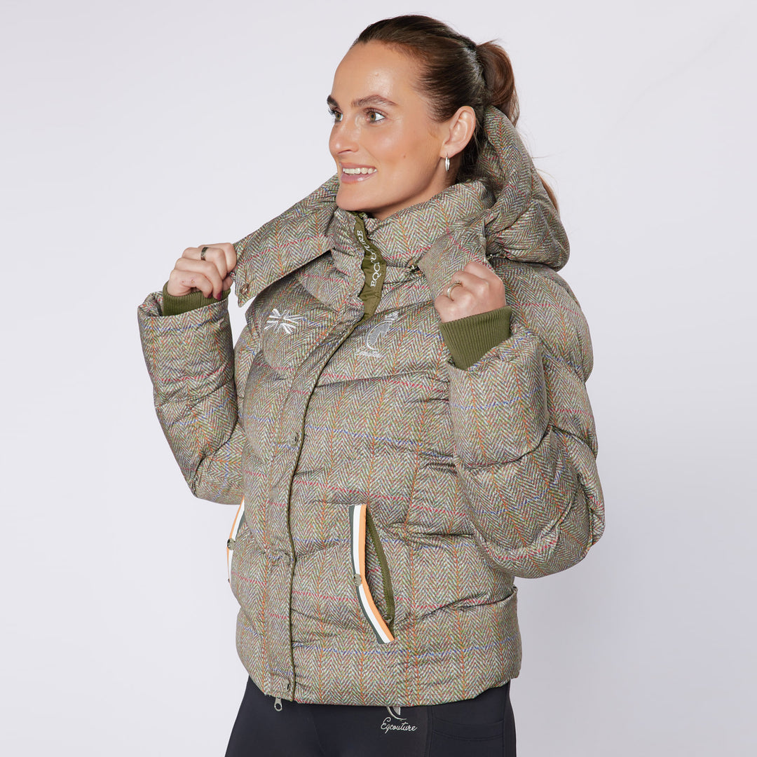 Eqcouture Ladies Tweed Coat