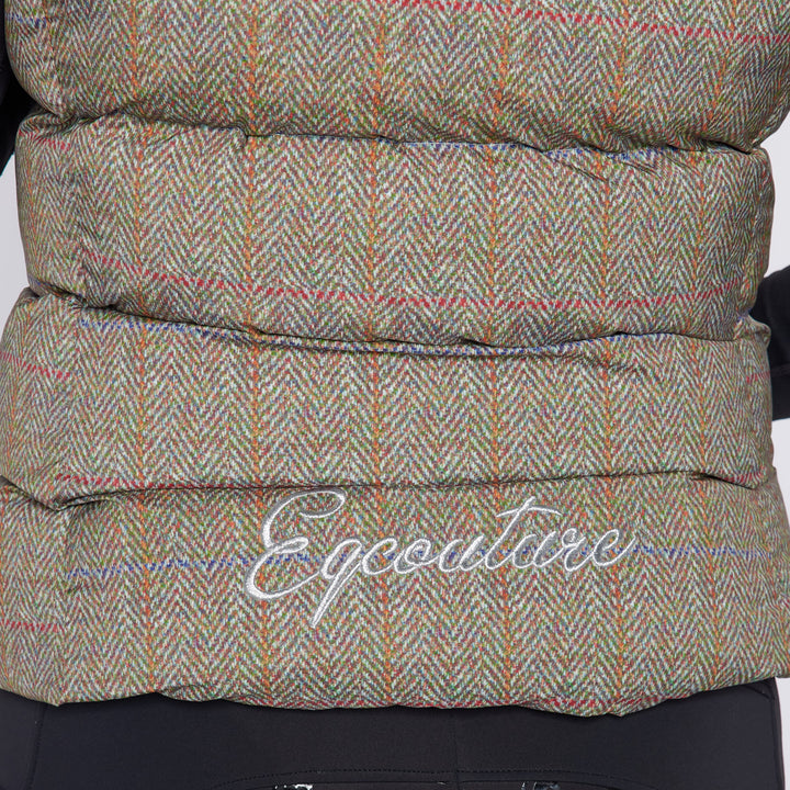 Eqcouture Ladies Tweed Puffer Gilet