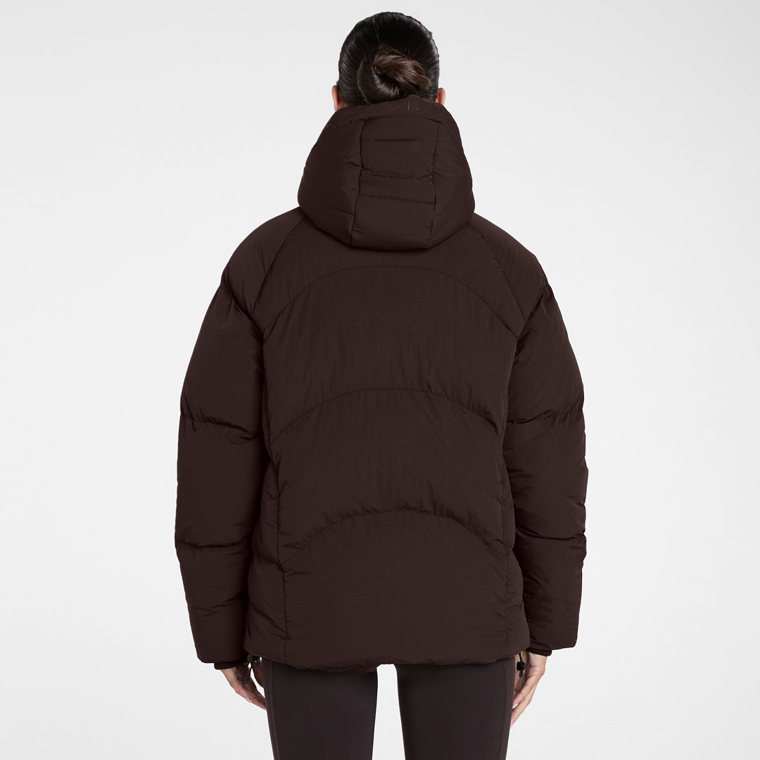 Aztec Diamond Ladies Matte Puffer Coat