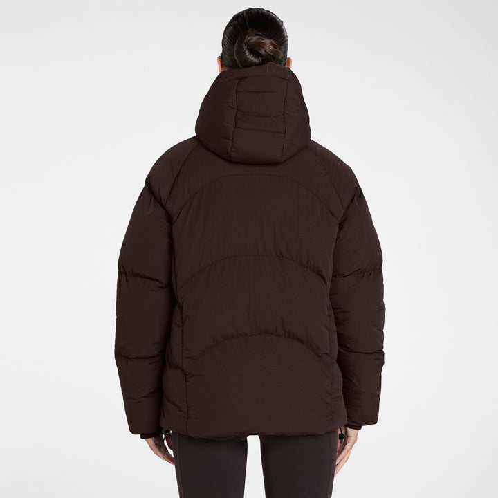 Aztec Diamond Ladies Matte Puffer Coat